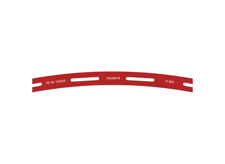 Tracksetta Track Laying Template -- 21"  53.3cm Radius Curve