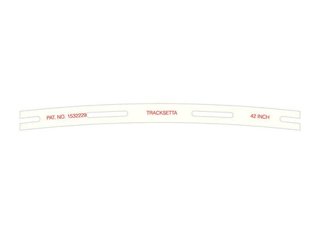 Tracksetta Track Laying Template -- 42"  106.7cm Radius Curve