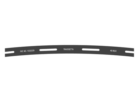 Tracksetta Track Laying Template -- 48"  121.9cm Radius Curve
