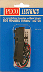 PL-11 Side-Mounting Turnout Motor -- Recommended: 16 Volts AC at 2 Amps-1