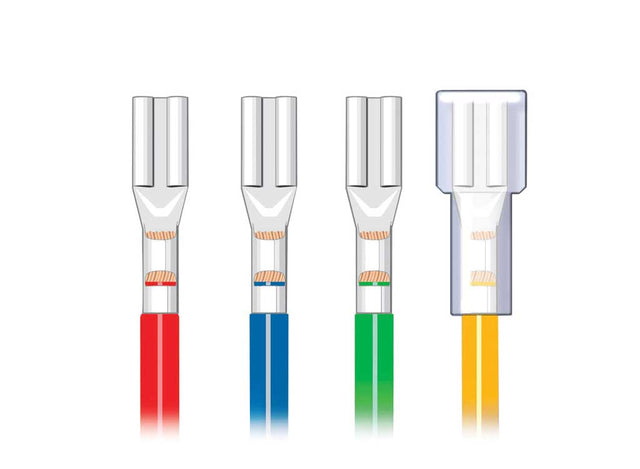 PecoLectrics -- Push-On Terminal Connectors(10) and Shrouds(5)