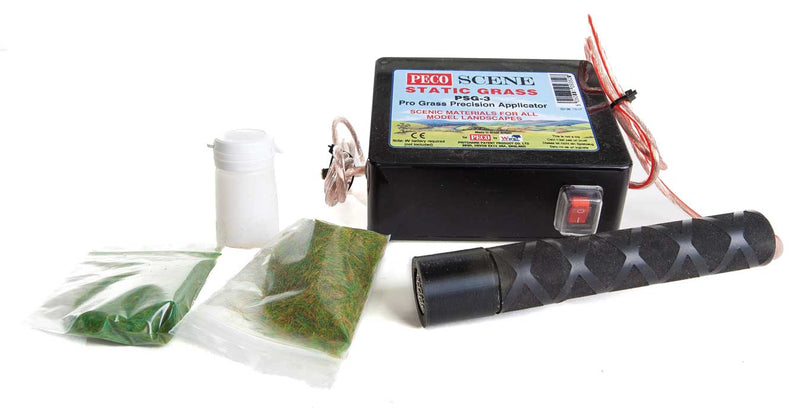 Pecoscene Static Grass Pro Precision Applicator -- For Small-Area Precision Coverage