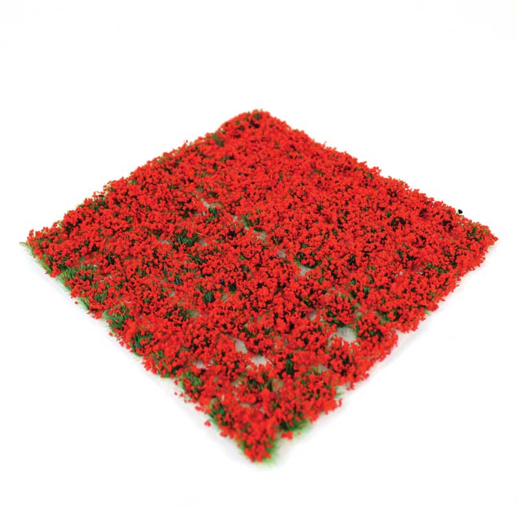 Grass Tufts 1/4"  6mm -- Poppy pkg(100)