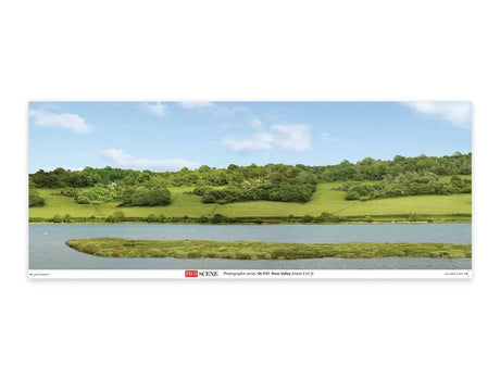 Backscene Photographic Background 95 x 13"  240 x 33.3cm -- River Valley-2