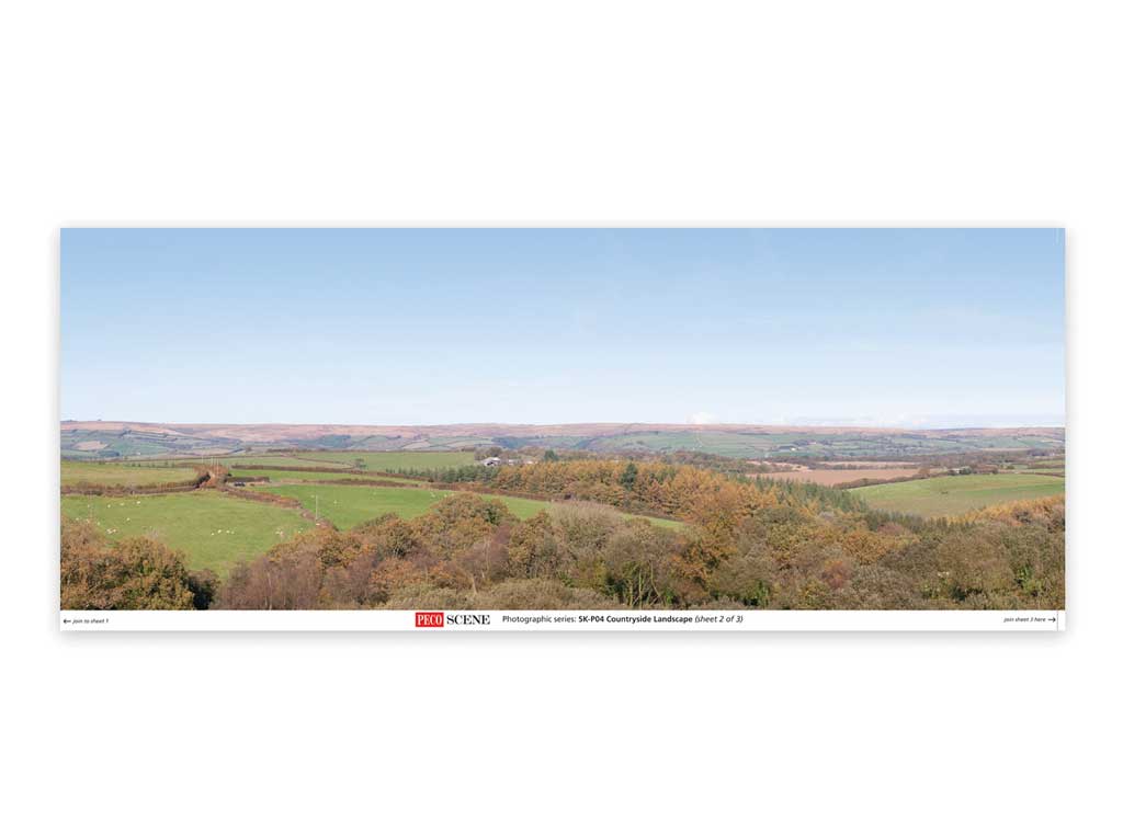 Backscene Photographic Background 95 x 13"  240 x 33.3cm -- Countryside-2