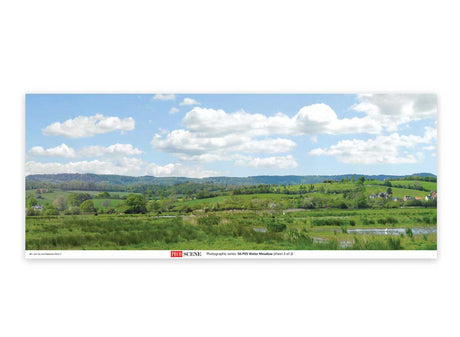 Backscene Photographic Background 95 x 13"  240 x 33.3cm -- Water Meadow-3