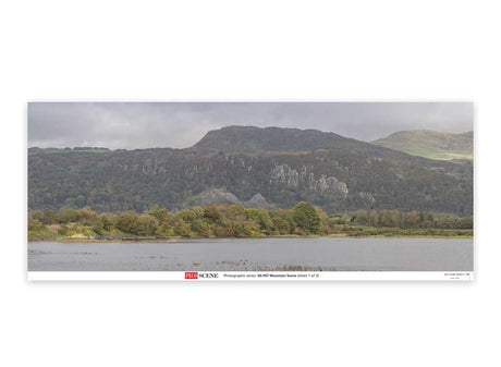 Backscene Photographic Background 95 x 13"  240 x 33.3cm -- Mountain Scene-1