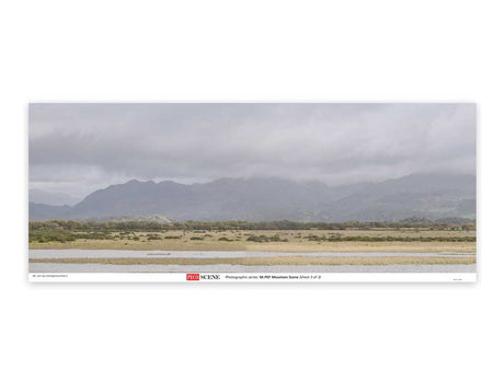 Backscene Photographic Background 95 x 13"  240 x 33.3cm -- Mountain Scene-3