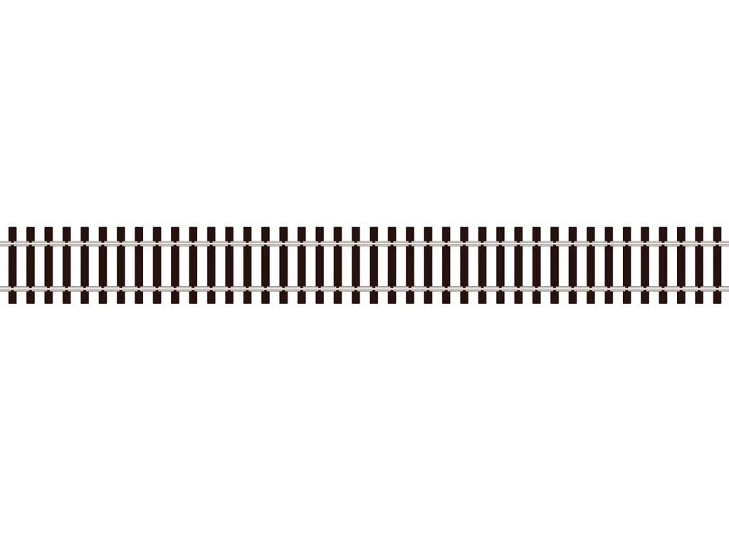 Code 100 Wooden Tie Flex Track - Streamline -- 36"  91.4cm Section