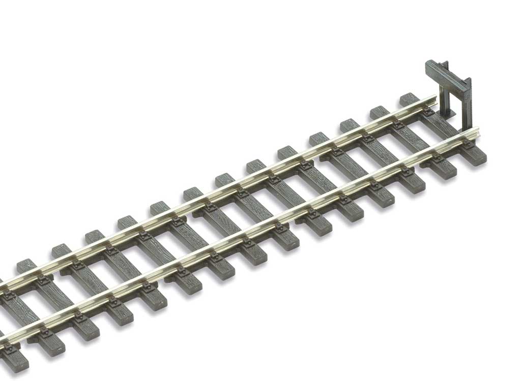 HOm (12mm Meter Gauge) Code 75 Nickel Silver -- Rail Type Buffer Stop