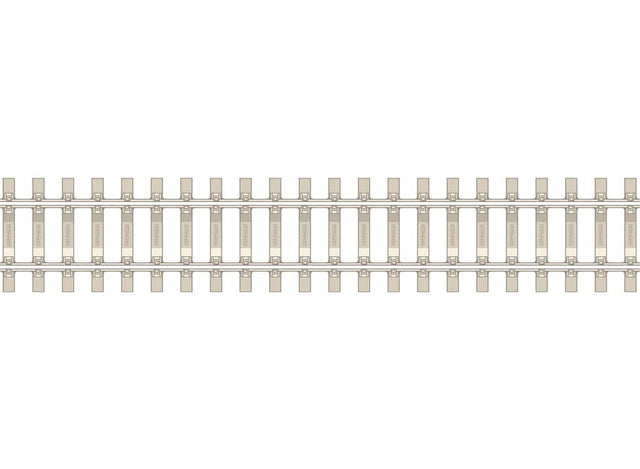 Code 80 Concrete Tie Flex Track - Streamline -- 36" 91.4cm Section