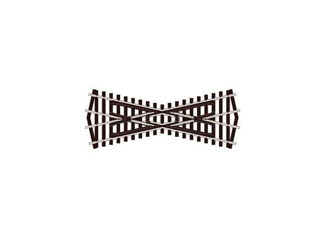 Code 80  Short Insulfrog Crossing w/Wood Ties - Streamline -- 25 Degree Angle-2