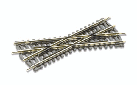 Code 80  Short Insulfrog Crossing w/Wood Ties - Streamline -- 25 Degree Angle-1