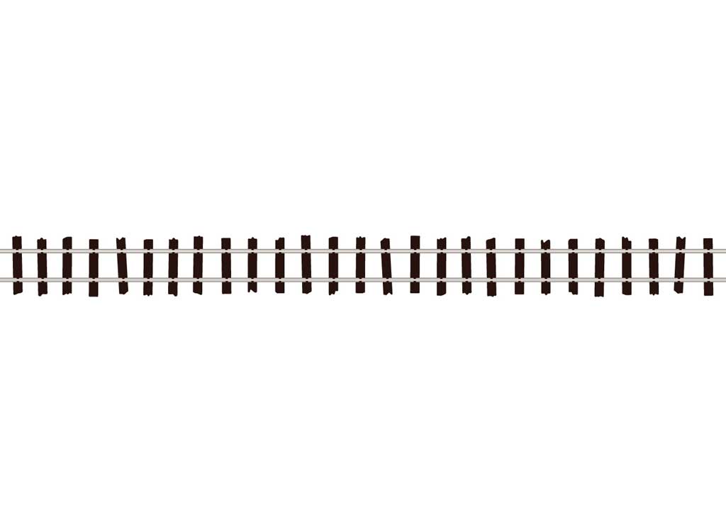 Code 80 HOe/HOn2-1/2/HOn30" Narrow Gauge Flex Track -- 36"  91.4cm Section
