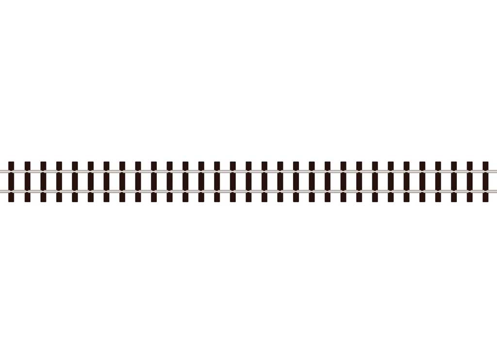 HOe (HOn2-1/2) Narrow-Gauge Mainline Flex-Track with Code 80 Rail -- 36"  914mm
