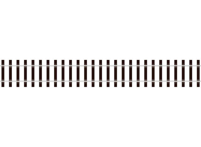 Code 124 "Bullhead" Nickel Silver Track -- Flex Track w/"Wooden" Ties (Each Section 36" 91.4cm Long)
