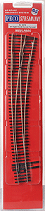 North American-Style Code 83 #7 Curved Turnout - Streamline -- Right Hand, Insulfrog-1