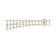 Streamline Code 75 OO/HO Medium Radius Turnout w/Concrete Ties -- Left Hand