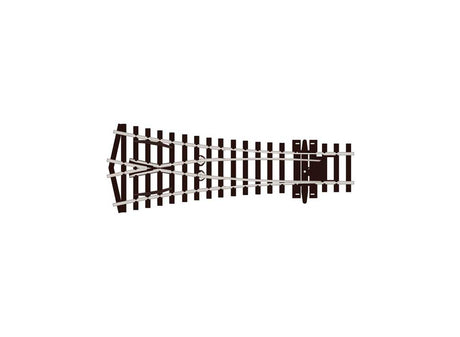 Code 75 Streamline Wye Turnout -- Small Radius, Electrofrog