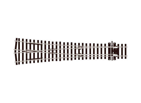 Code 75 Streamline Wye Turnout -- Large Radius, Electrofrog