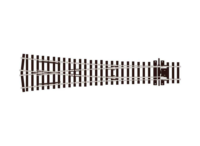 Code 75 Streamline Wye Turnout -- Large Radius, Electrofrog