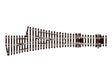 Code 75 Staggered 3-Way Turnout w/Electrofrog