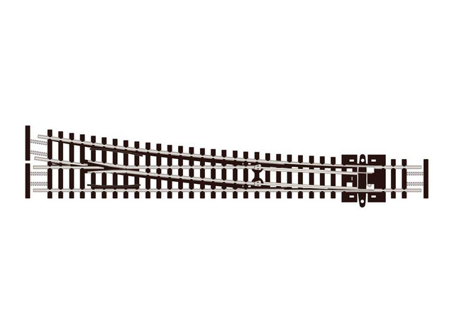 Code 55 #8 Turnout, Long 36" Radius - Electrofrog -- Right-Hand
