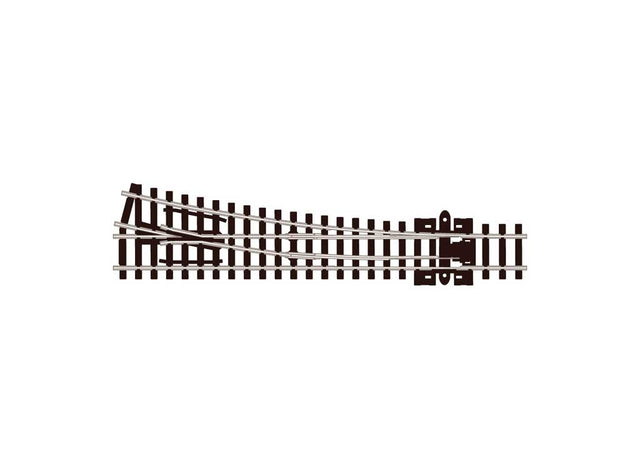 Code 80 Medium Radius #6 Turnout - Streamline -- Right Hand Electrofrog