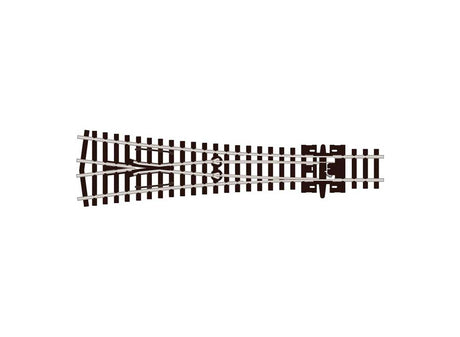 Code 80 Electrofrog Turnout -- Medium 30" Radius Wye