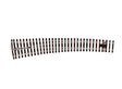Streamline Curved Turnouts -- Left Hand