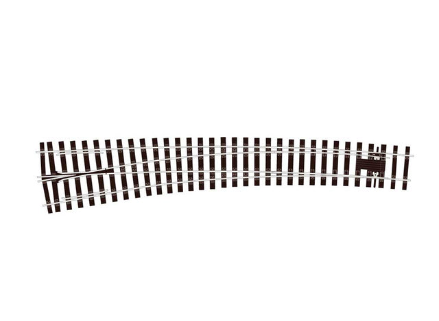 Streamline Curved Turnouts -- Left Hand
