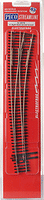 North American Style Code 83 Curved Turnout Electrofrog -- #7 Right-1