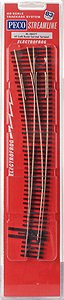 North American Style Code 83 Curved Turnout Electrofrog -- #7 Left-1
