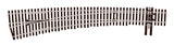 North American Style Code 83 Curved Turnout Electrofrog -- #7 Left-3