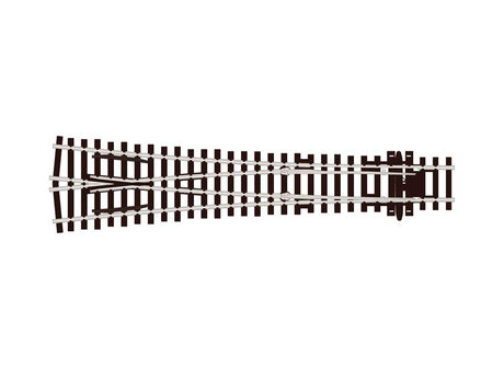 Code 100 Streamline Wye Turnout -- Large Radius, Electrofrog