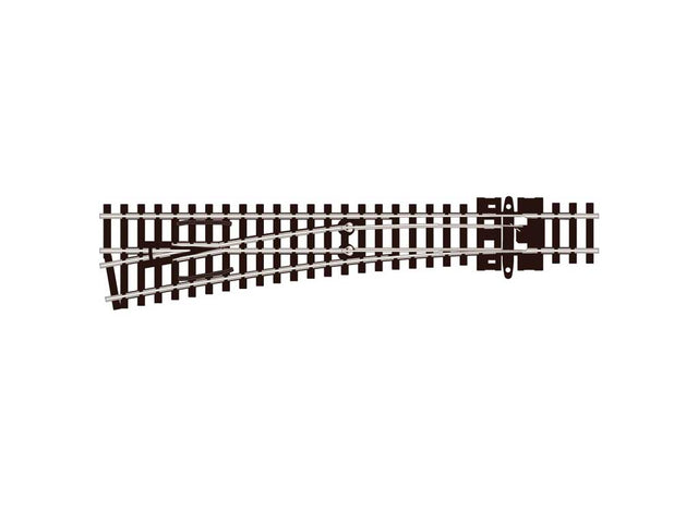 Code 55 Unifrog Medium-Radius Turnout -- Left Hand