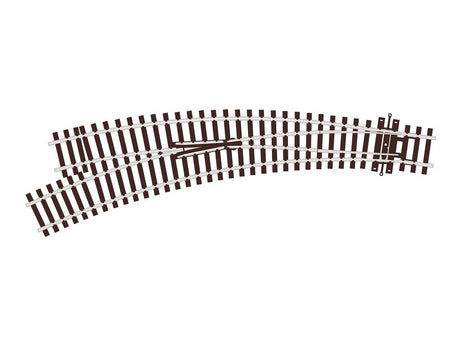 Code 100 Small Radius Unifrog Turnout - Streamline -- Left Hand