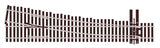 North American-Style Code 83 #6 Turnout - Streamline -- Right Hand, Unifrog-2