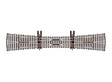 Streamline Code 83 No. 6 Unifrog Double Slip Turnout -- Nickel Silver-1