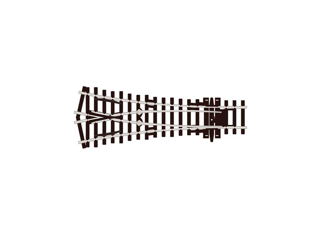 Code 100 Small Radius Wye Turnout - Streamline -- Unifrog
