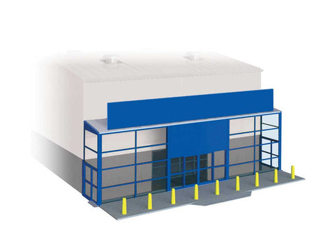 Supermarket Facade/Front Entrance - Wills -- Fits Concrete Industrial/Retail Building Made Using #552-SSM300