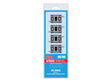Code 100 Nickel Silver Special Short Straight - Setrack -- 1-5/8"  4.1cm pkg(4)