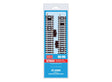 Code 100 Nickel Silver Isolating Straight w/Cutout Switch - Setrack -- 6-5/8"  16.8cm pkg(2)