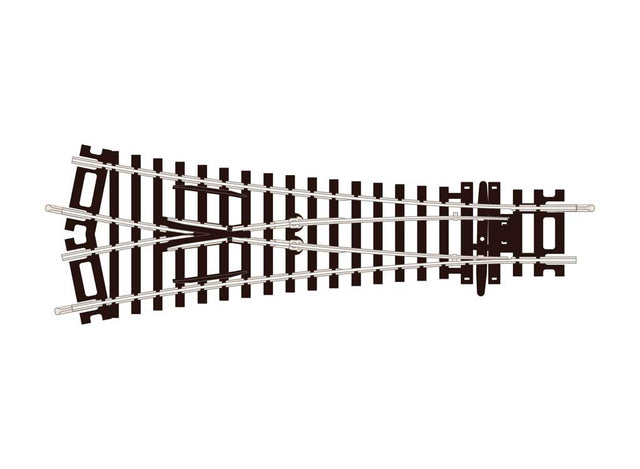 Code 100 Setrack -- Medium-Radius Wye Insulfrog 6-11/16"  170mm Long, 33-27/32"  85.96cm Radiu