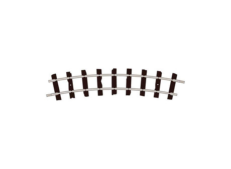 OO-9/HOe Curved Track - Setrack -- #1 9"  22.8cm Radius, 22.5 Degree Sections pkg(8)-2