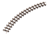 OO-9/HOe Curved Track - Setrack -- #1 9"  22.8cm Radius, 45 Degree Sections, Double Sections pkg(4)-1