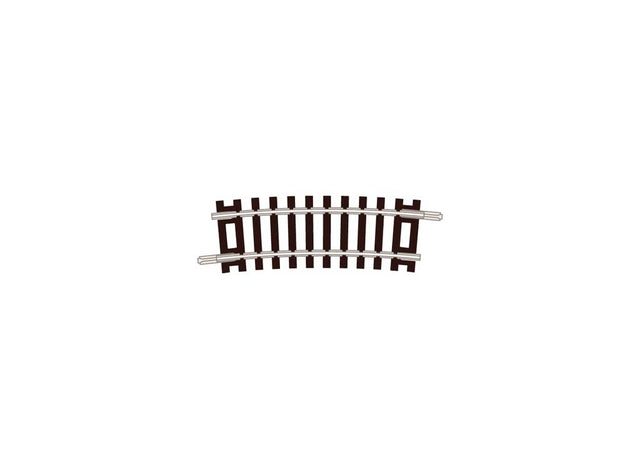 Code 80 Curved Track -- Half Curve, 9" Radius, 11-1/4"