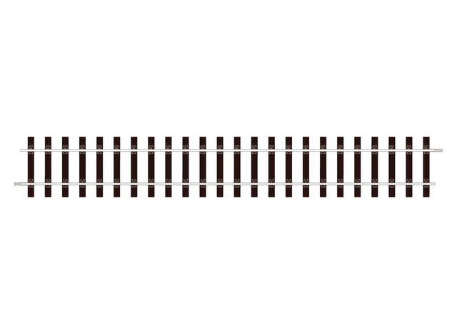 Peco Setrack Section -- Straight 15-1/2"  39.4cm pkg(8)