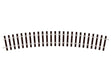 Peco Setrack Section -- Straight 16"  40.6cm Radius pkg(8)