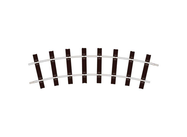 G-45 Standard Curve Section -- 23-5/8"  600mm Radius, 30 Degree Section (12 per circle)